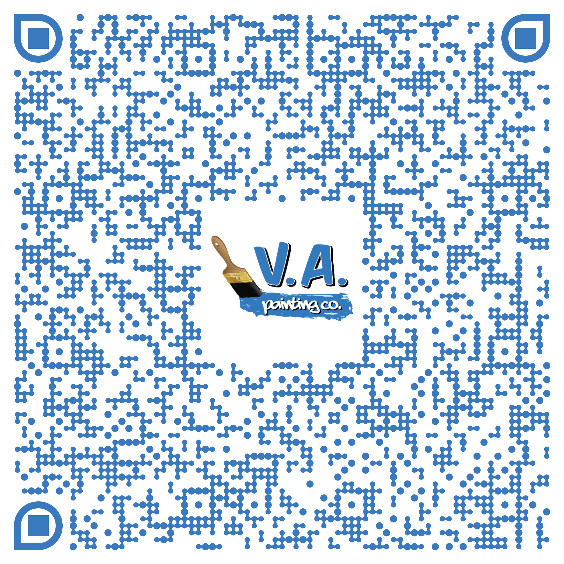 V.A. Painting Co. contact info QR code